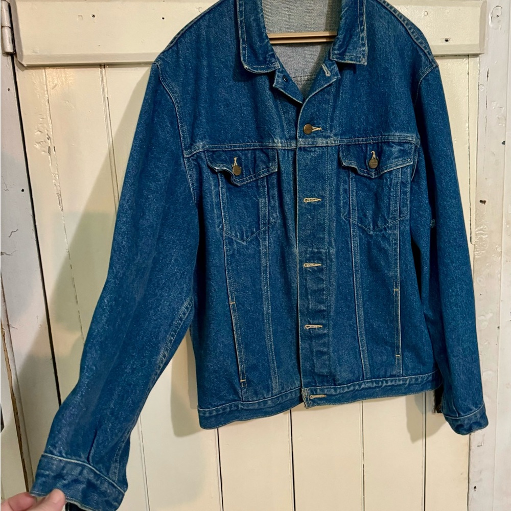 SOLD Vintage L.L. Bean Indie Sleeze Western Moto Denim Jacket